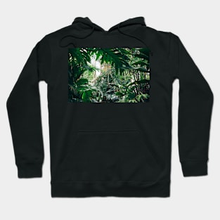 Tropical Plants Leaves Mix Hoodie